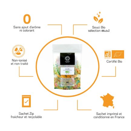 Réassurance produit Fleurs de Souci Bio