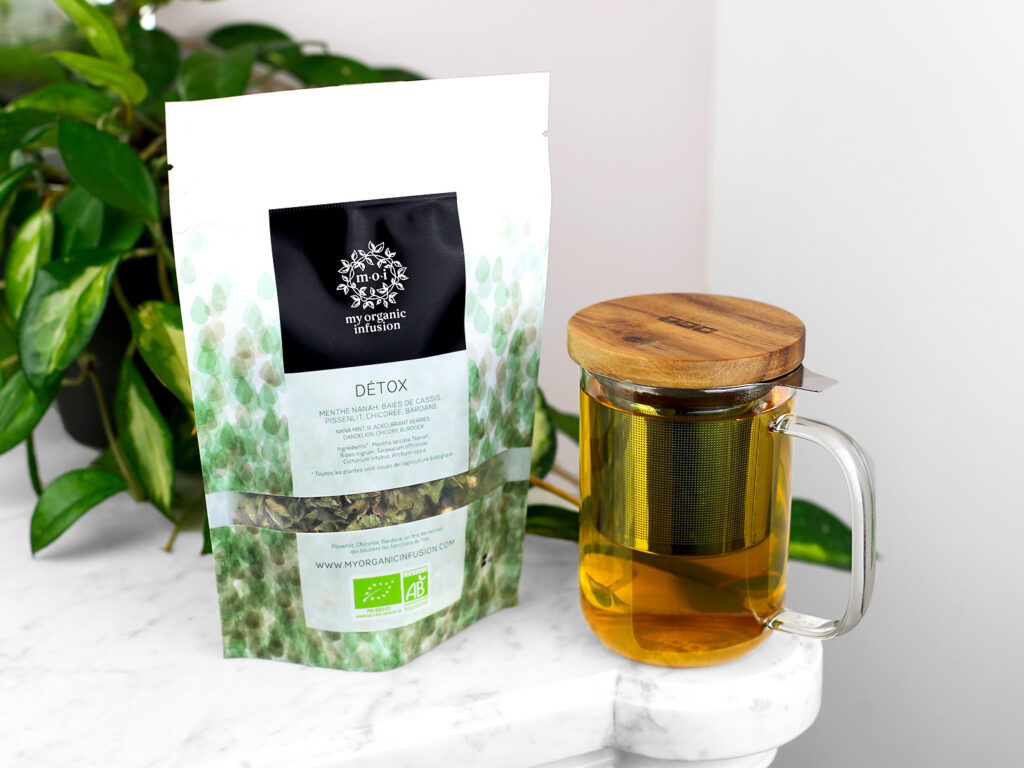 Infusion en vrac Detox avec son mug infuseur