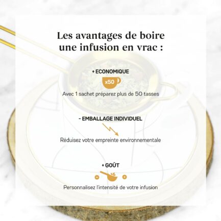 Avantages de l'infusion en vrac