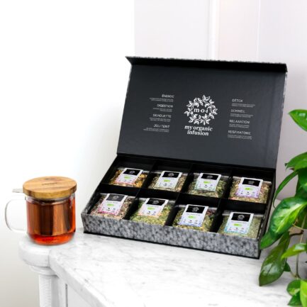 Coffret d'infusion en vrac en situation