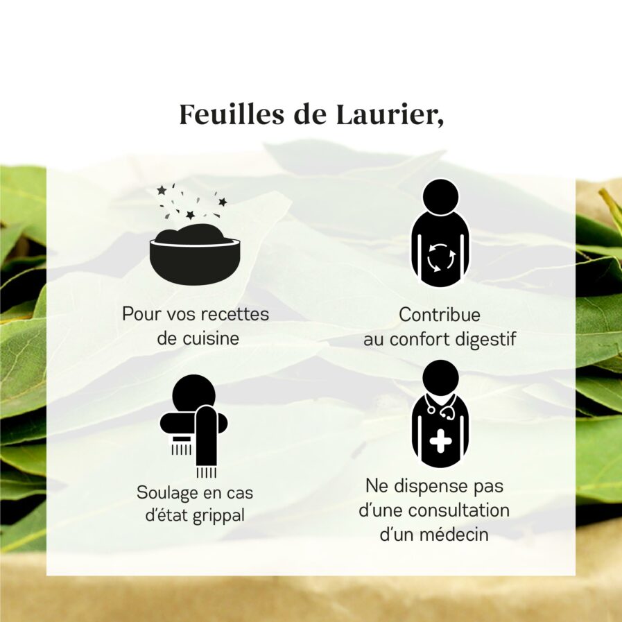 bienfaits feuilles de laurier bio