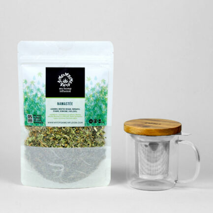 Infusion CBD Namastée avec son mug infuseur 300ml inclus