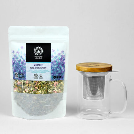 Infusion au cbd morphée avec son mug infuseur 450ml