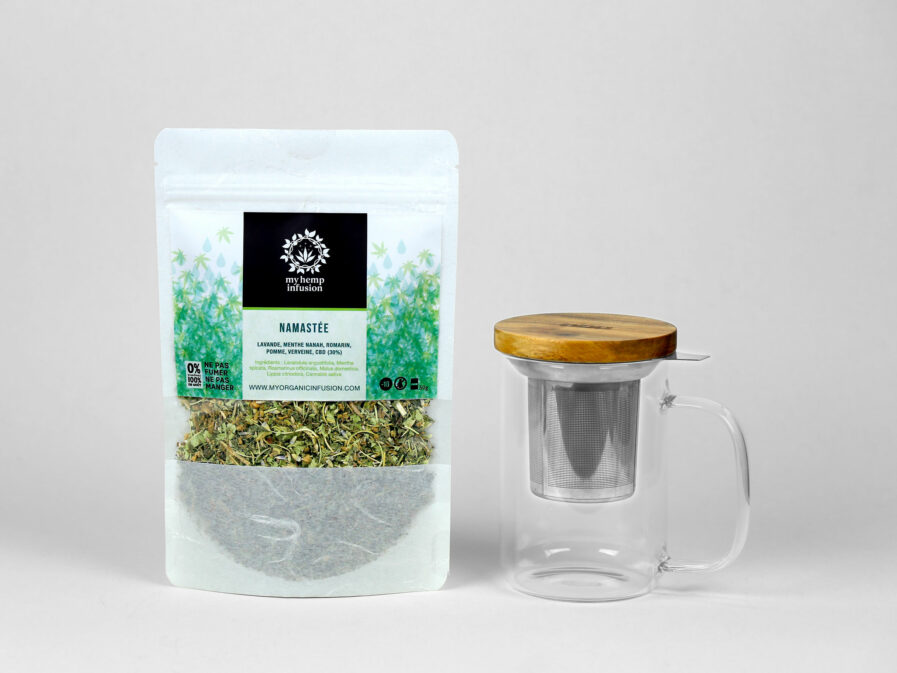 Infusion Namastée avec son mug infuseur 450 ml inclus