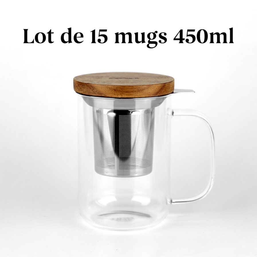 Lot de Mugs avec Infuseurs